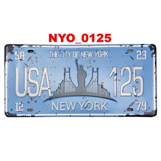 Quadro Placa Decorativa Metal Cidades New York Usa Americas em Oferta na Shopee