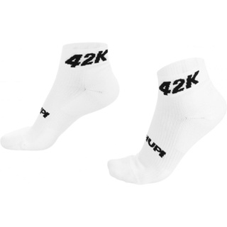 Meia Curta para Corrida HUPI - Running Pro  42K Branco em Oferta na Shopee