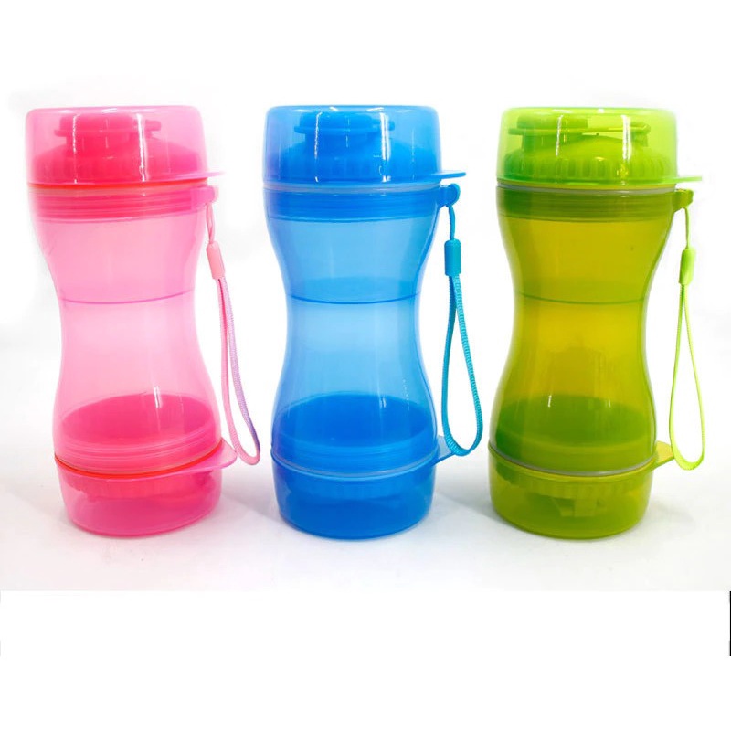 Garrafa Bebedouro Passeio E Porta Ração Pet Cat Viagens Squeeze Barato em Oferta na Shopee