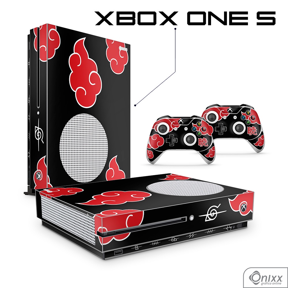 Skin XBOX ONE S Adesiva Naruto Akatsuki