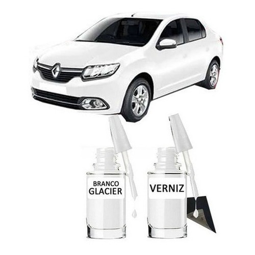 Tinta Tira Risco Renault Logan Branco Glacier Original em Oferta na Shopee