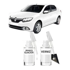 Tinta Tira Risco Renault Logan Branco Glacier Original