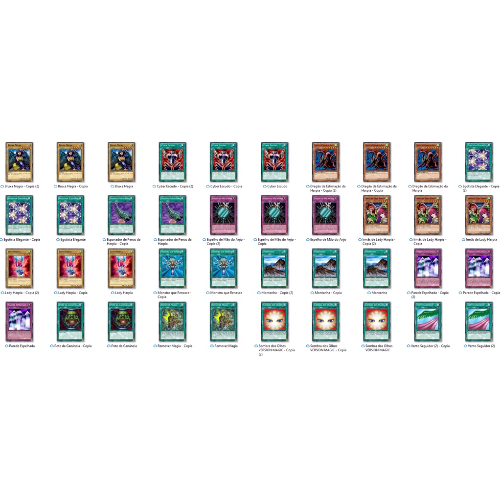 Cartas Yugioh - Deck Mai Valentine  Reino Dos Duelistas
