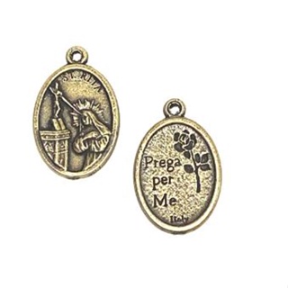Medalha / Pingente Santa Rita Italiana (10 unidades) em Oferta na Shopee