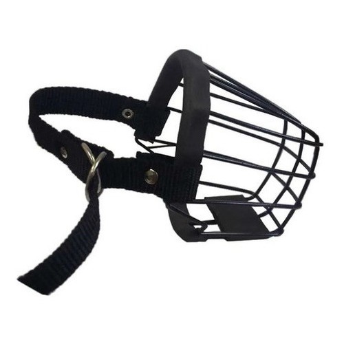 Focinheira De Metal Preto