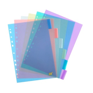 Divisórias de Fichário A4 Furo Universal 12 Divisões c/ Visor Yes