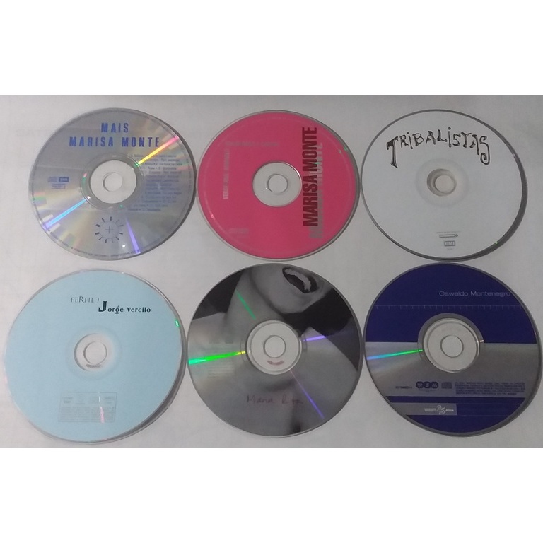 CD Marisa Monte Tribalistas Jorge Vercilo Maria Rita Oswaldo Montenegro Apenas As Mídias Originais Sem Os Encartes Ler Descrição Do Produto