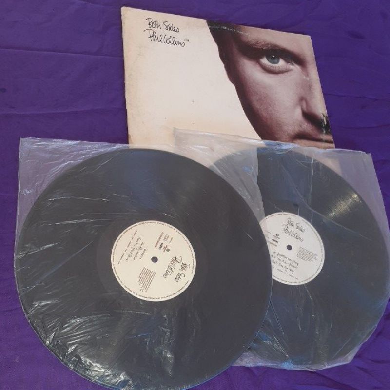 Disco de vinil Phill Colins Both Sides Duplo | Shopee Brasil