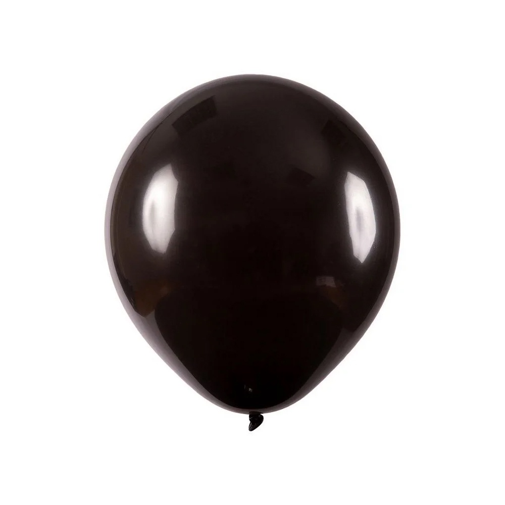 Balão Redondo Profissional Preto 12" 30cm 24un - Art-Latex