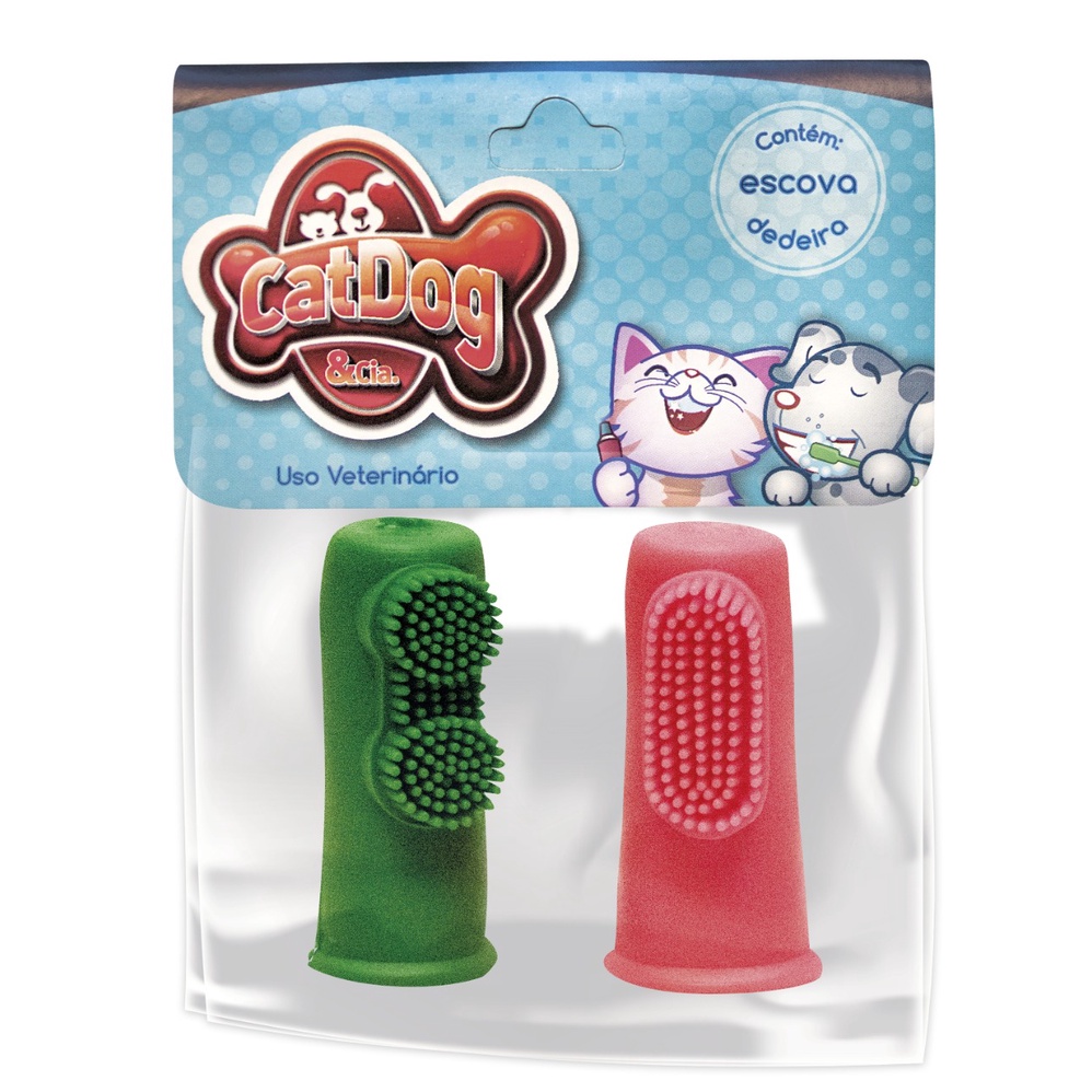 Kit 2 Dedeiras Solapa Catdog