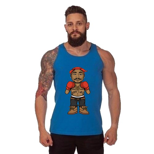Camiseta Regata Masculina 2 pac Tupac Rap 2Pac Rap Rapper