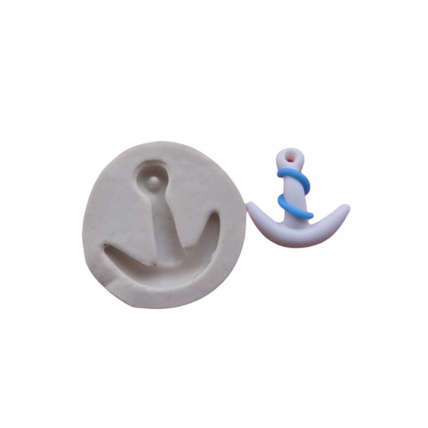 Molde De Silicone Mini Âncora Molde Para Confeitaria Molde Para Biscuit 287