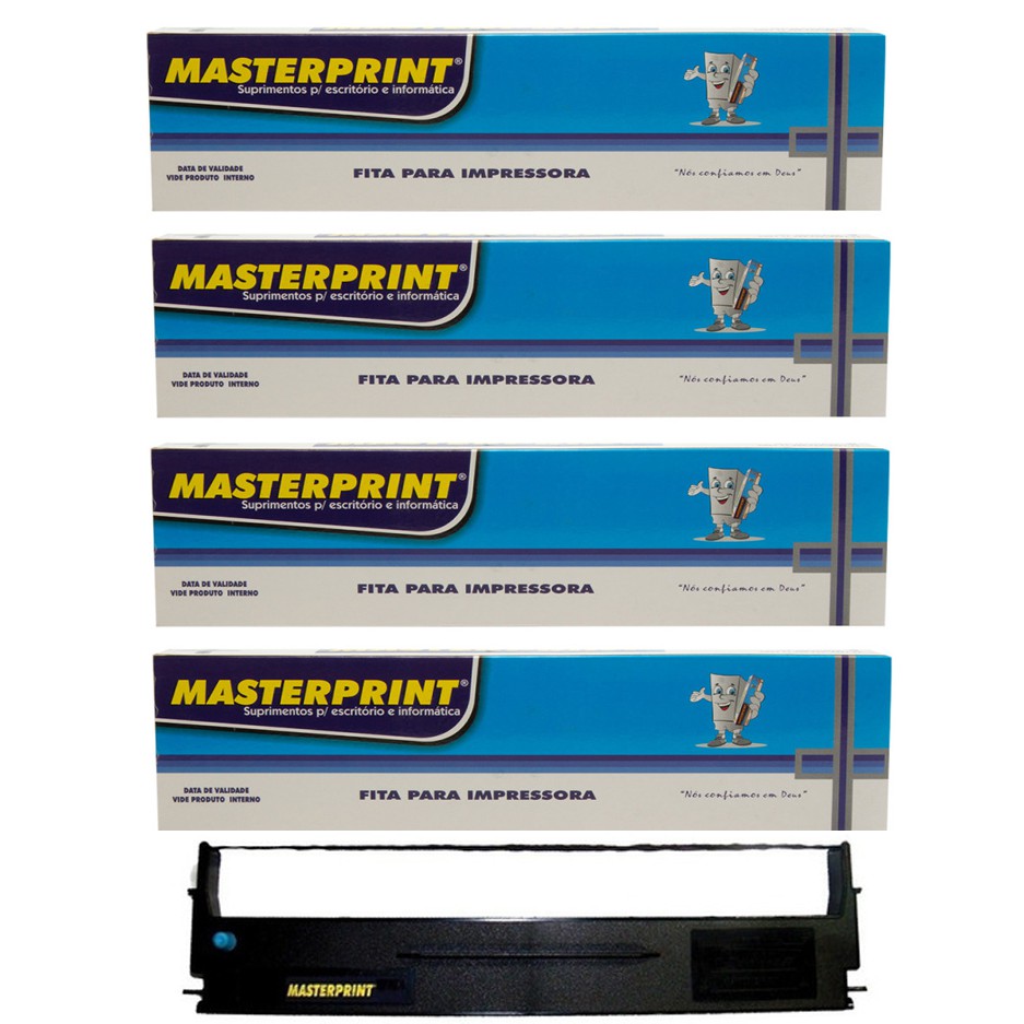 4 Fitas Fx890 Fx590 Lq890 Fx 890 Impressora Epson Matricial