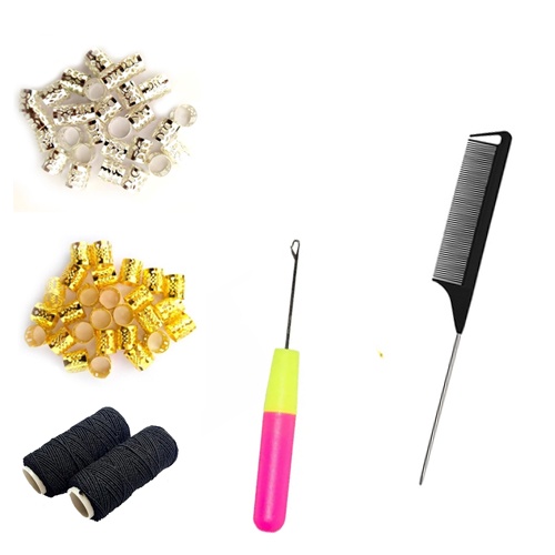 Acessórios Para TRANCISTA - AGULHA ENTRELANCE - PENTE SEPARADOR DE MECHA - ANÉIS DE DREAD - LASTEX - ESCOVA BABY HAIR