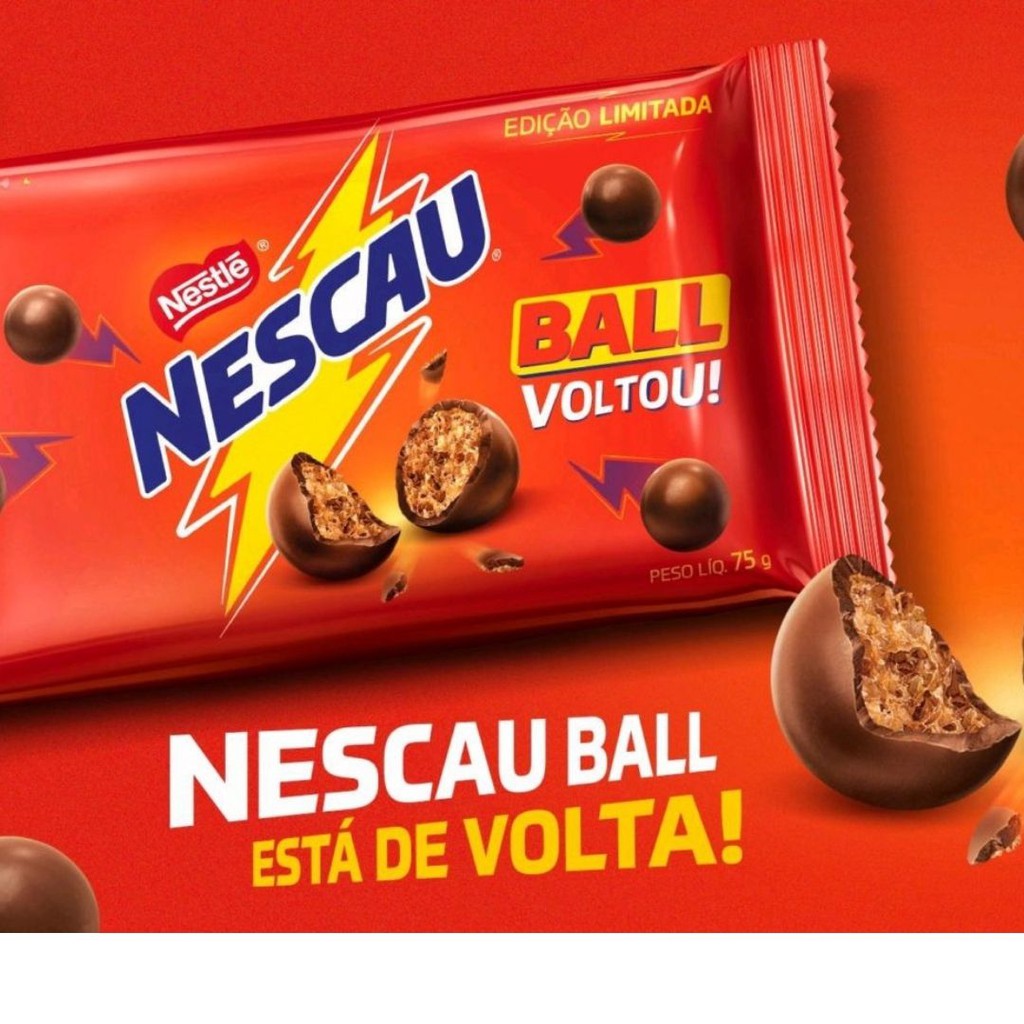 Nescau Ball 75g Nestle Edição Limitada Shopee Brasil