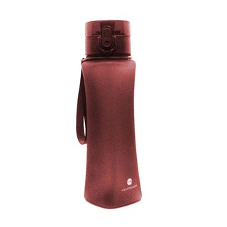 Garrafa Squeeze Trava 600ml Vermelho Alça Bico de Silicone Bebida