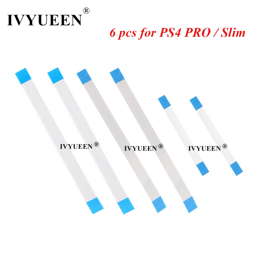 IVYUEEN 6 Peças 12 14 10 Pinos Para Playstation 4 Dualshock 4 PS4 PRO Controlador Placa De Carregamento Cabo De Alimenta