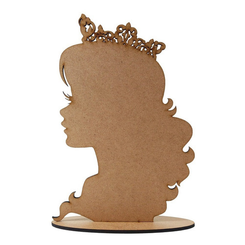 Kit 20 Lembrancinha Barbie Princesa Mdf Centro De Mesa