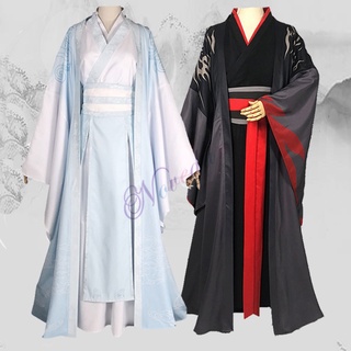 Dao Mo Para Shi Wei Wuxian Cosplay Traje Anime Mestre Demonic Cultivo Lan Homens Wangji Zu Hanfu