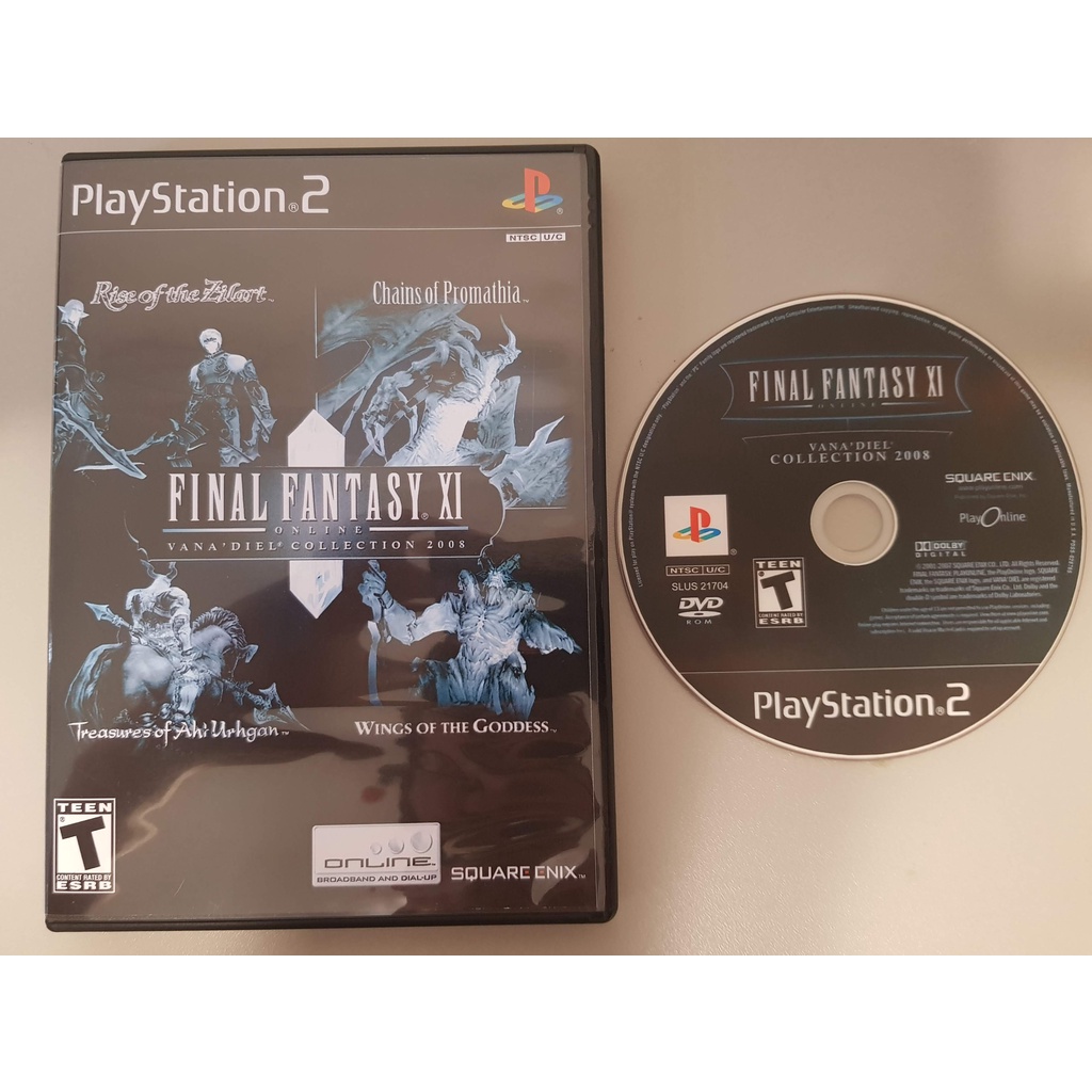 PS2 - Final Fantasy 11 XI The Vana Diel Collection 2008 - Leia a descrição