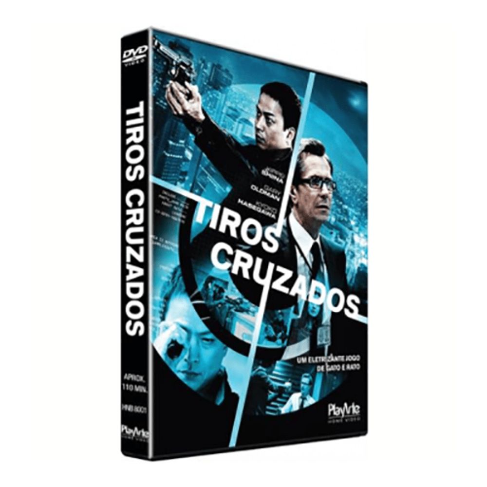 DVD Tiros Cruzados - Edição ORIGINAL - Gary Oldman / Kippei Shiina - Ação / Suspense - Novo Lacrado