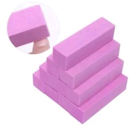 Lixa Bloco Polidora de Unhas Profissionais Acrigel Fibra Manicure e Pedicure