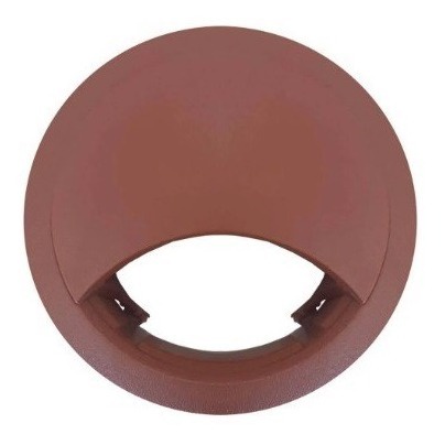 Acabamento Passa Fio (passa Cabo) 59mm 01 Peça Marrom