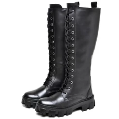 Bota Galocha Dubuy Tratorada Feminina Cano Alto Preto Doha 1800FG