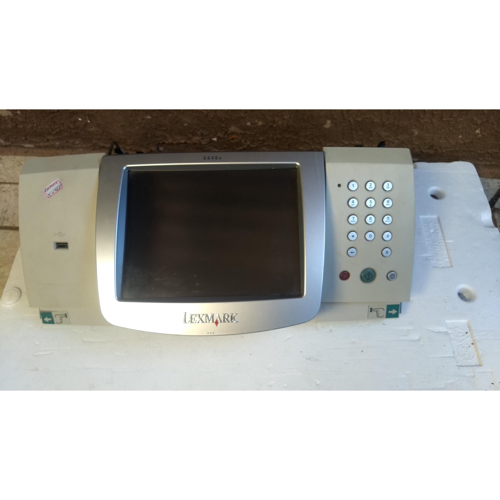 painel frontal completo impressora laser Lexmark X646E em bom estado