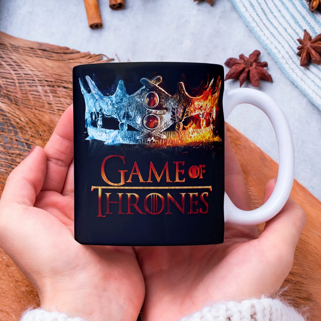 Caneca de Porcelana - Game Of Thrones Coroa Personalizada em Oferta na Shopee
