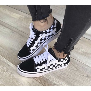 tenis vans old skool xadrez original