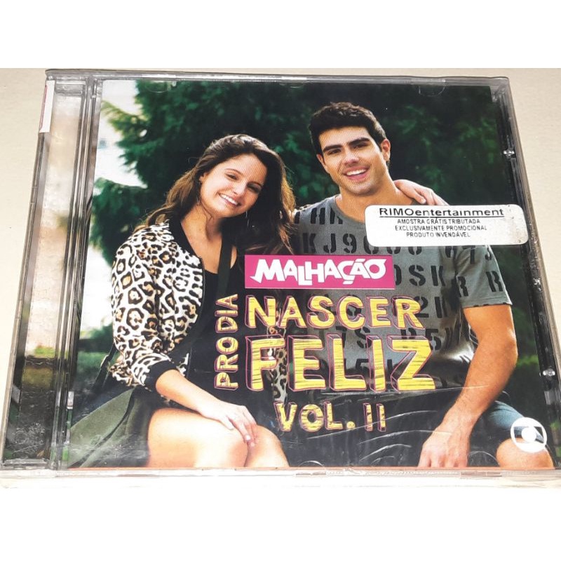 CD Malhação pro dia nascer feliz vol 2 original lacrado 695