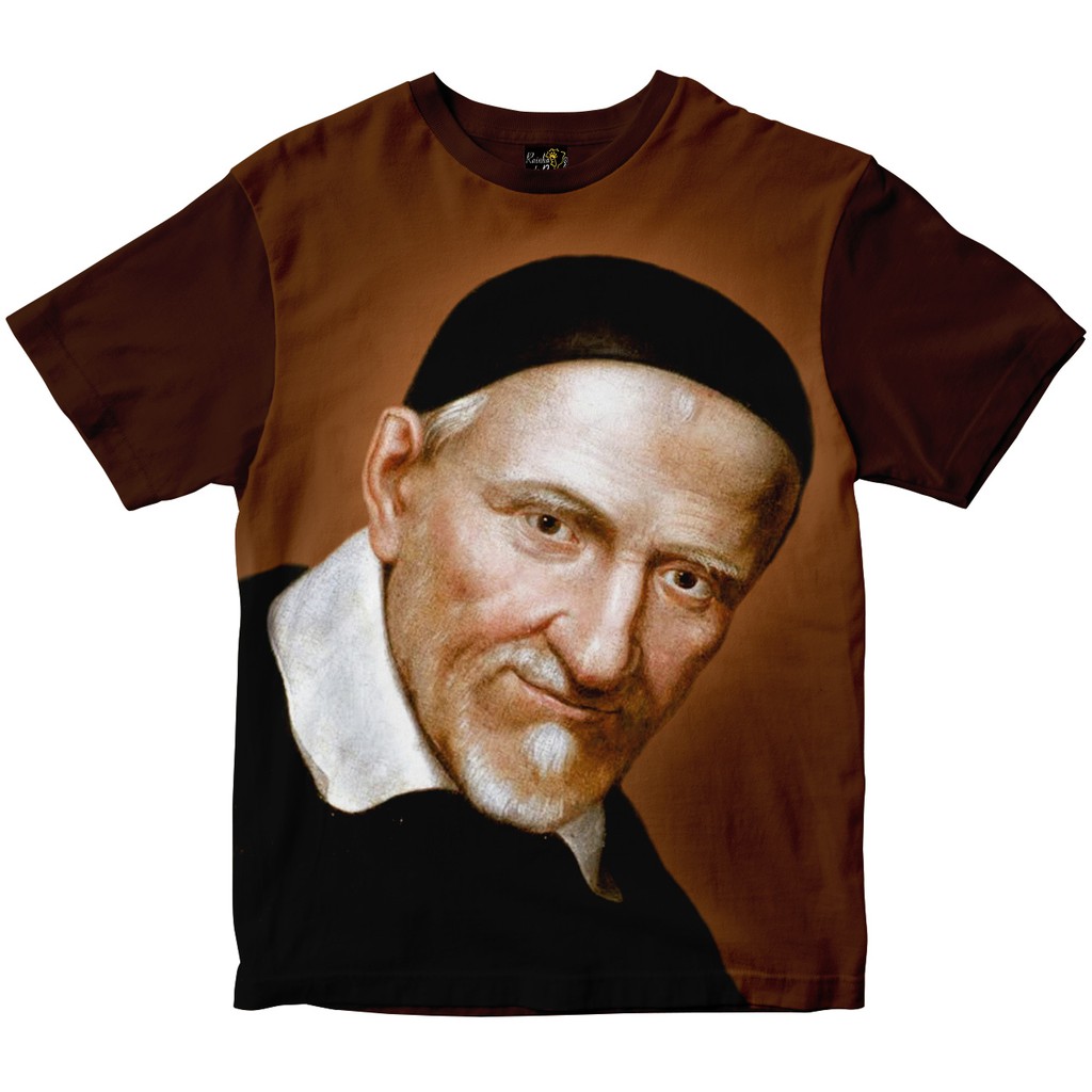 Camiseta São Vicente de Paulo Rainha do Brasil Marron