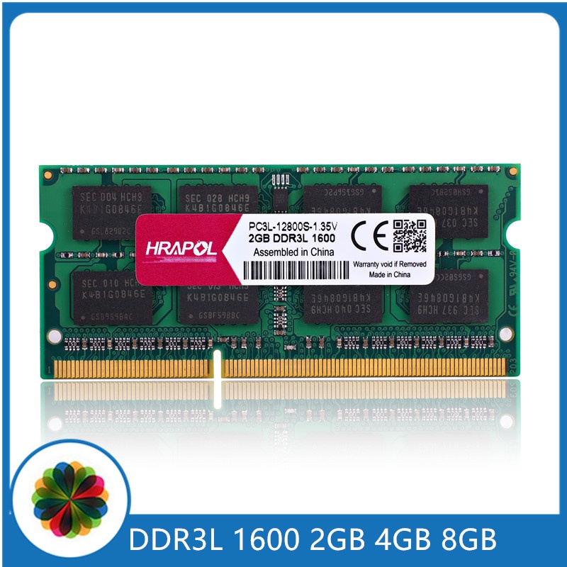 Hrapol Memoria Ram Ddr3l 8gb 4gb 2gb 1600 Mhz Pc3l 12800s 1600mhz