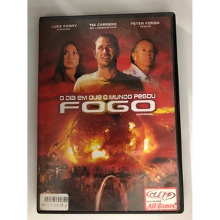 O Dia Em Que O Mundo Pegou Fogo   - Dvd Usado