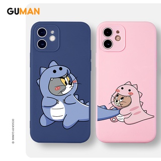Capa De Celular GUMAN Luxo Silicone Casal Fofa Personalizada Anti Impacto Capinha Compatible for iPhone 14 13 12 11 Pro Max X XS XR XYB141