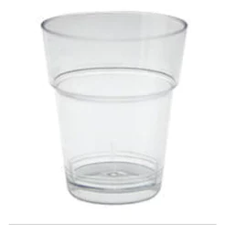 Copo Acrilico Cristal 10ml c/50 - Plastilânia