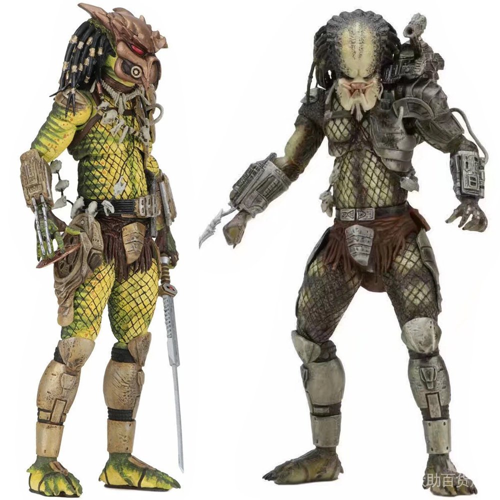 20cm NECA PREDATOR Escala Ultimate Jungle Hunter Demon Concreto Clan Líder PVC Action Figure Brinquedo Colecionável Modelo Boneca