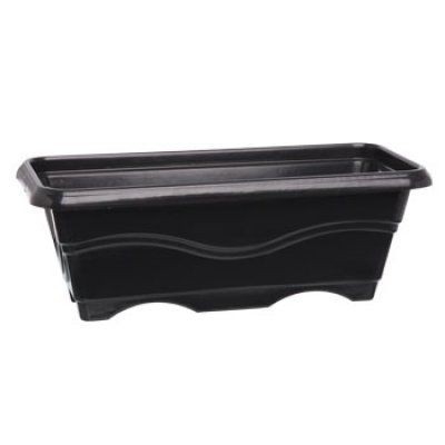 kit 6 Und Vaso Floreira Jardineira Preta 4 Litros Horta Mudas Cacto suculentas ervas