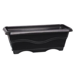 kit 4 Und Vaso Floreira Jardineira Preta 4 Litros Horta Mudas Cacto suculentas ervas