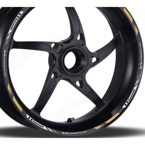 Friso Adesivo Refletivo D4 Roda Moto Kawasaki Versys 1000
