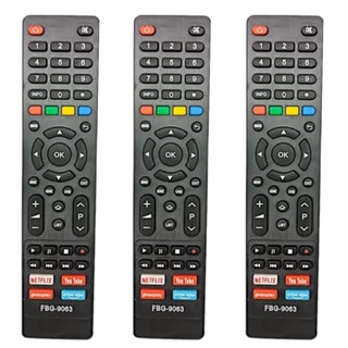 3 Controles Tv Philco Netflix Amazon FBG 9063