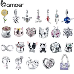 Bamoer Miçangas Fofas Padrão De Coração Animal Charmosas Para Pulseiras Ou Colar Jóias