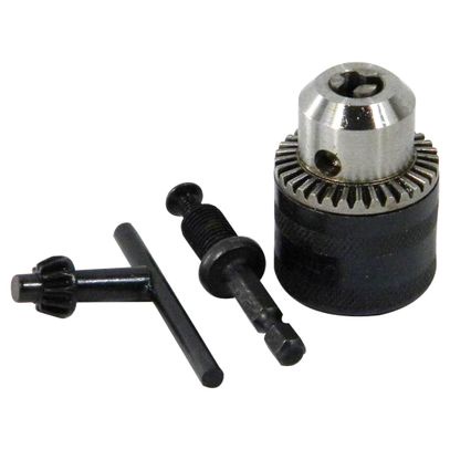 Mandril Para Furadeira 3/8 Rosca 24unf Com Chave Universal