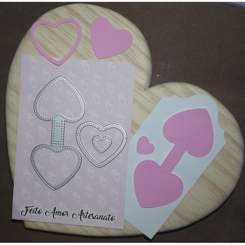 Faca de Corte Scrapbook - Base Chaveiro Coração