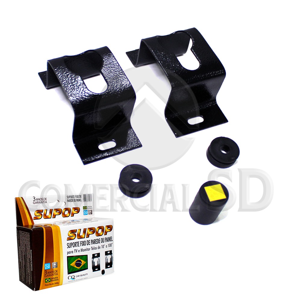 Suporte fixo para Tv de 10” a 100” polegadas para parede ou painel para Smart TV 4K Ultra HD Samsung Série 7 LED 55 polegadas