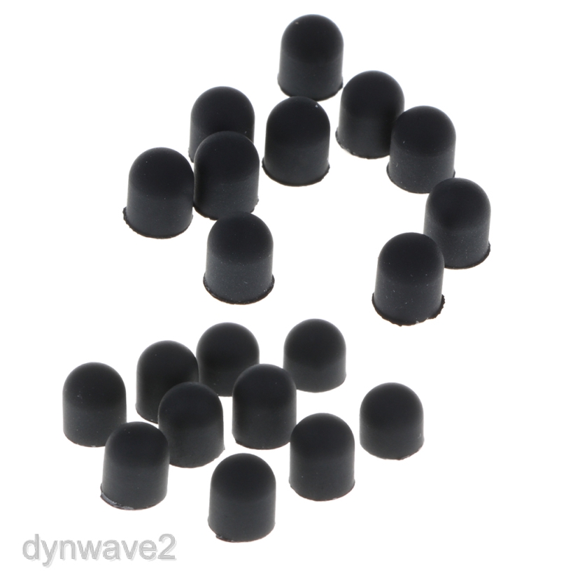 20 Peças Pontas De Borracha Para Capacitivo Touch Screen Stylus Pen, 5.8mm + 7.0mm