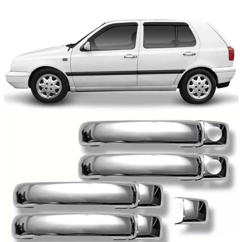 Aplique Maçaneta Cromada Golf 95 96 97 98 99