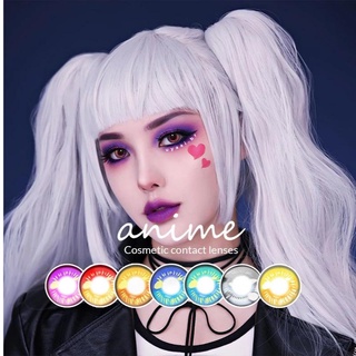 UYAAI 2 Peças/Par Lentes De Contato Coloridas Série anime