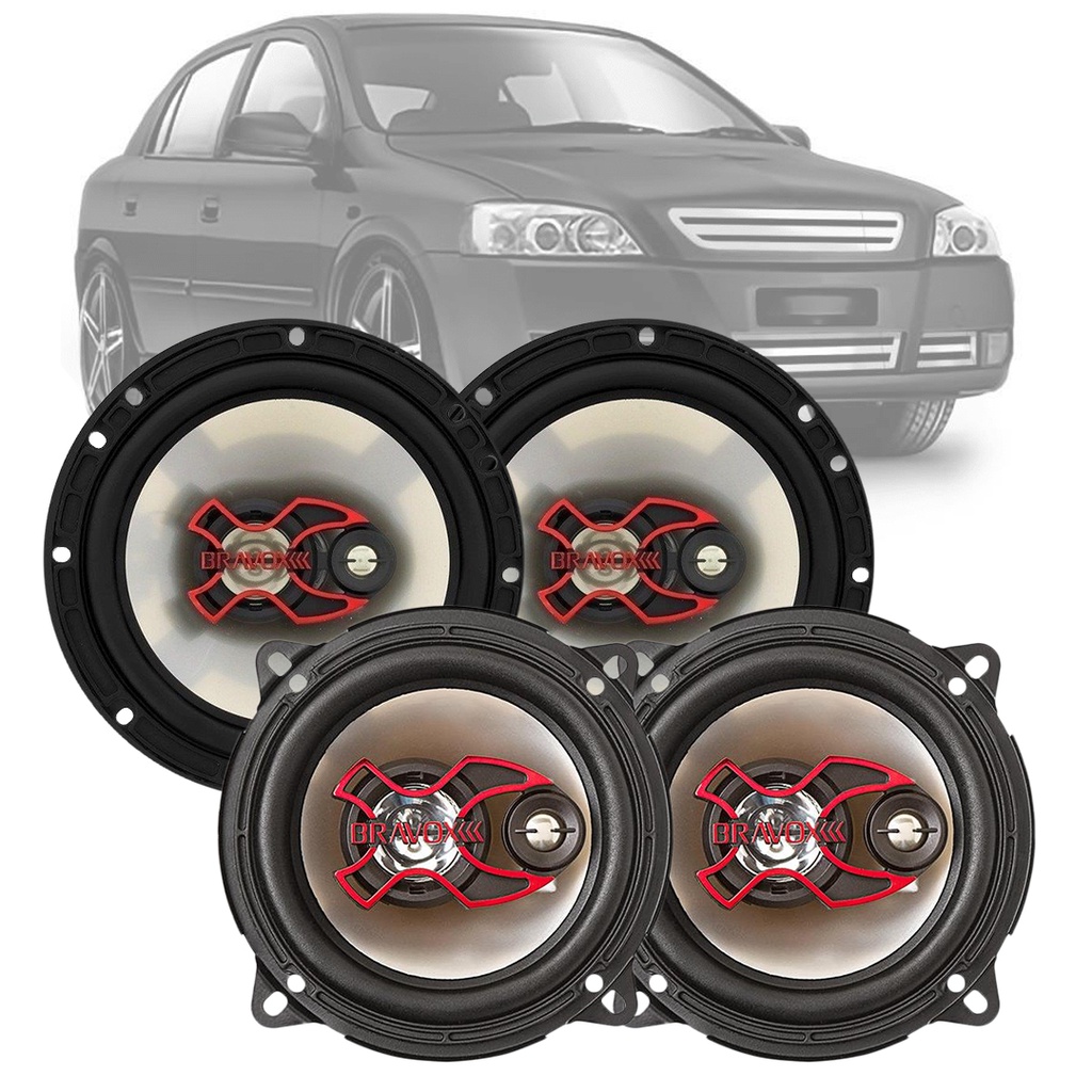 Alto Falante Automotivo 4 Bravox Frente Trás Gm Astra 4 P em Oferta na Shopee